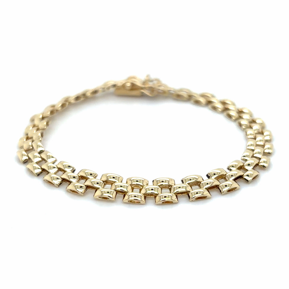 Estate 7" Panther Link Bracelet