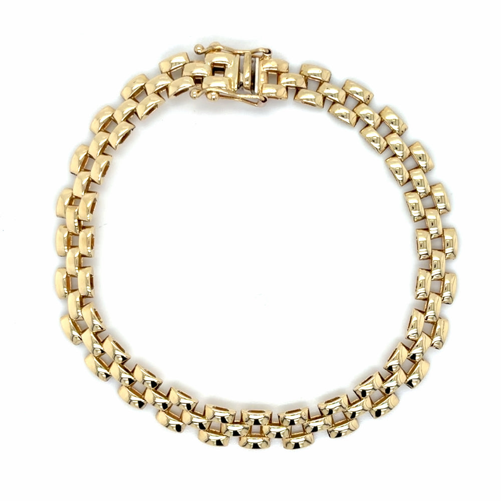 Estate 7" Panther Link Bracelet