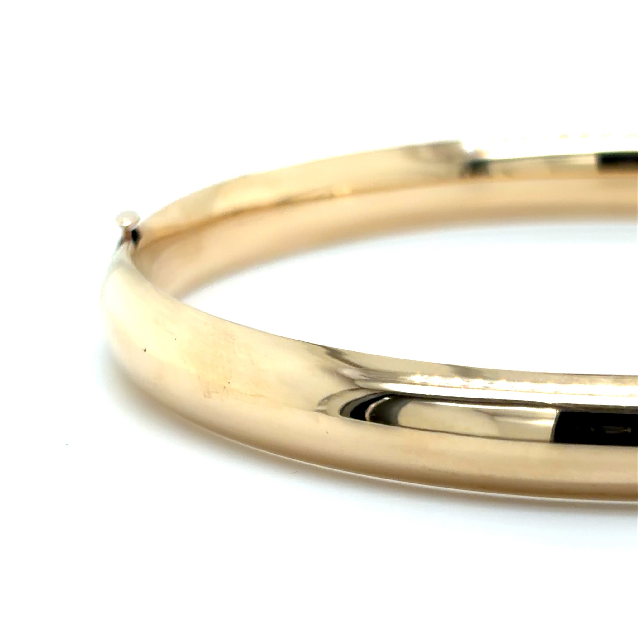 Estate 8" Polished, Hinged Bangle