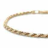 Estate 7" Rope Chain Bracelet