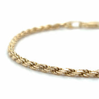 Estate 7" Rope Chain Bracelet