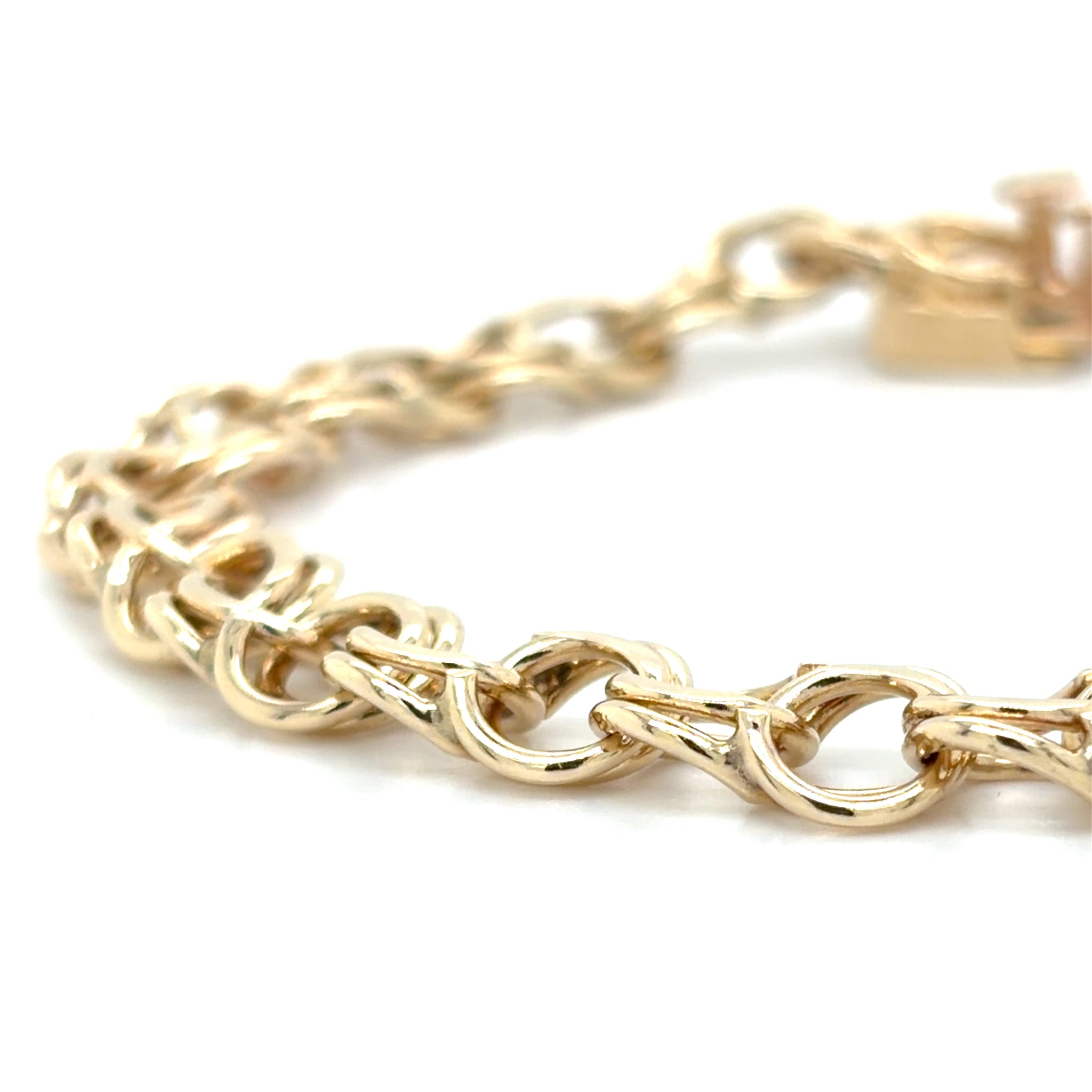 Estate 7" Double Link Charm Bracelet