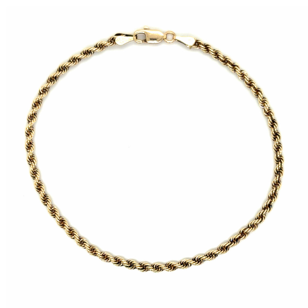 Estate 7.25" Rope Bracelet