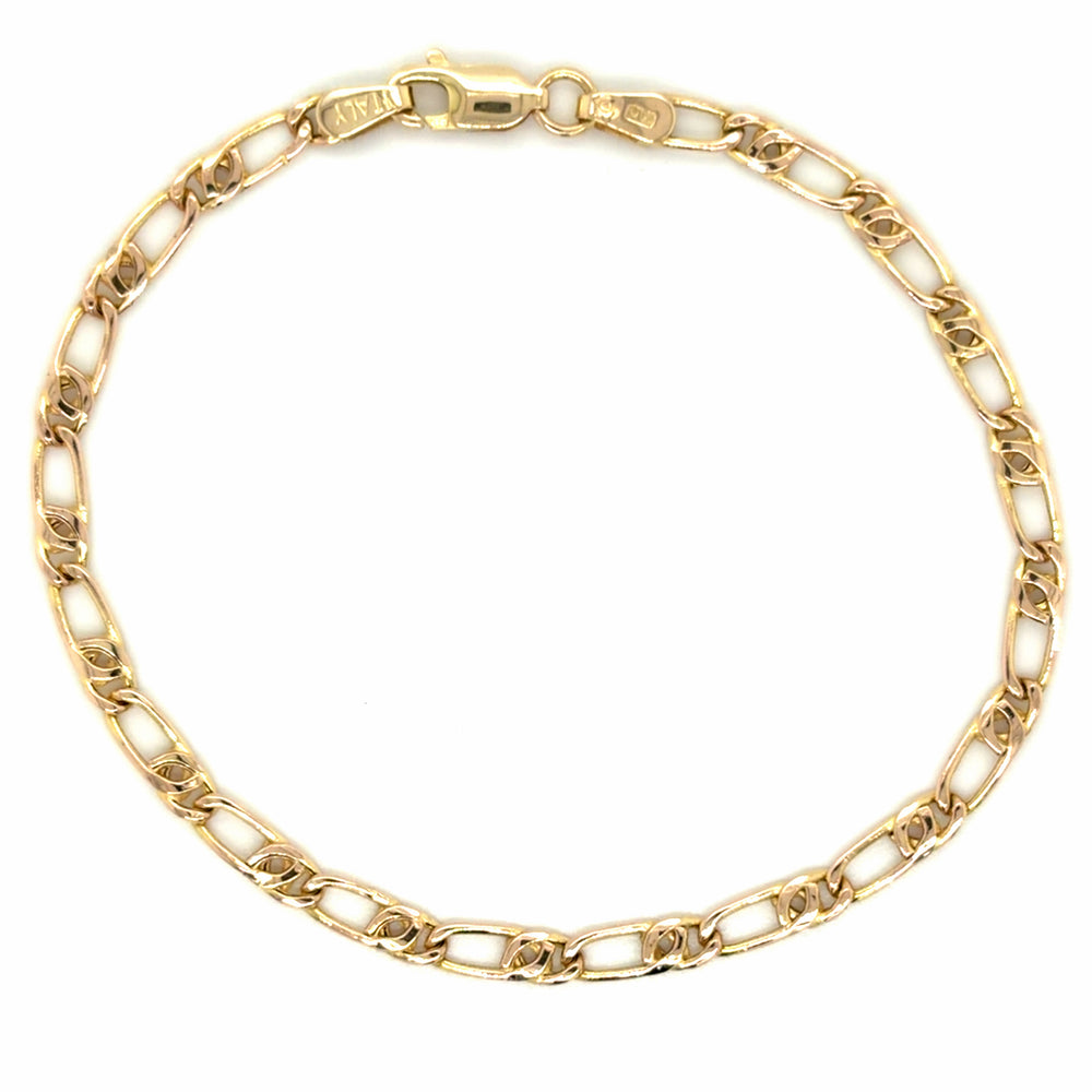 Estate 7" Figaro Bracelet