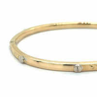 Estate Textured & Polished Bangle