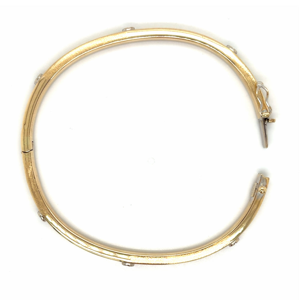 Estate Textured & Polished Bangle