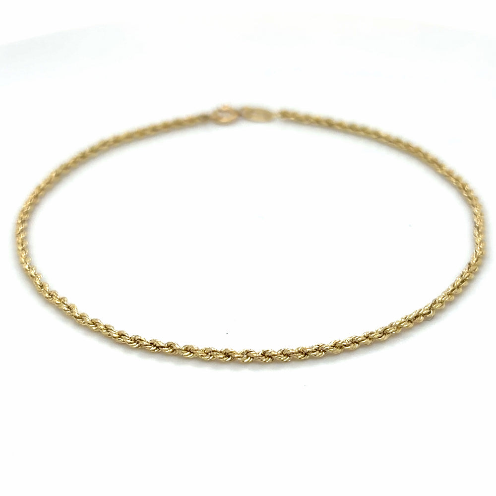 Estate 7" Small Rope Bracelet