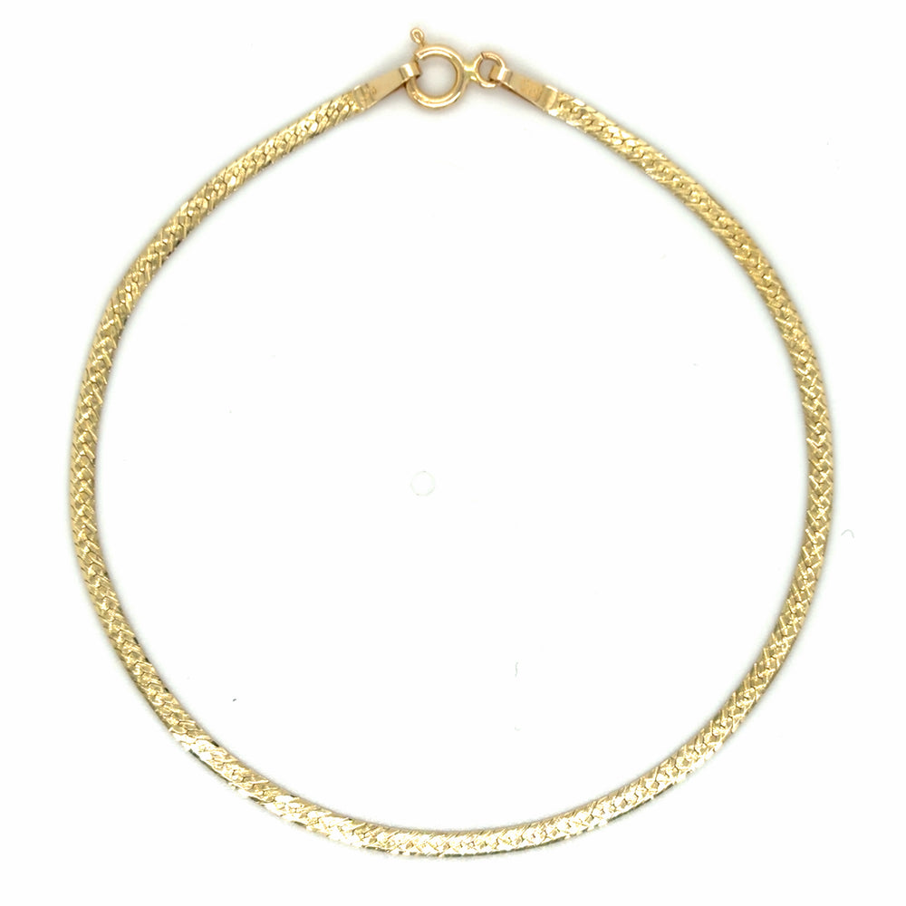 Estate 7" Herringbone Bracelet