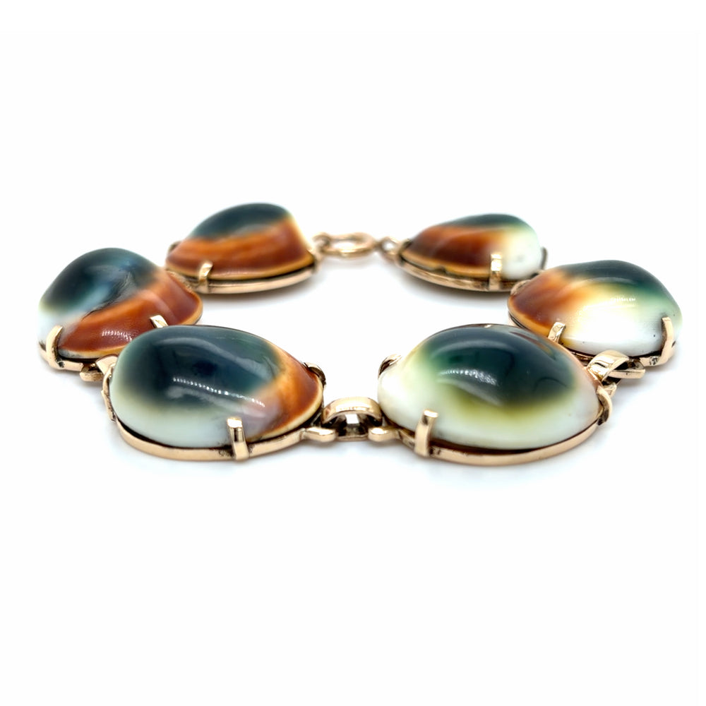 Estate Operculum Shell Bracelet