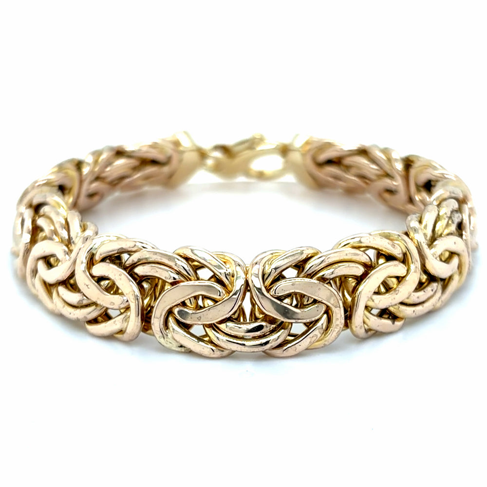 Estate 14mm Flat Byzantine Bracelet
