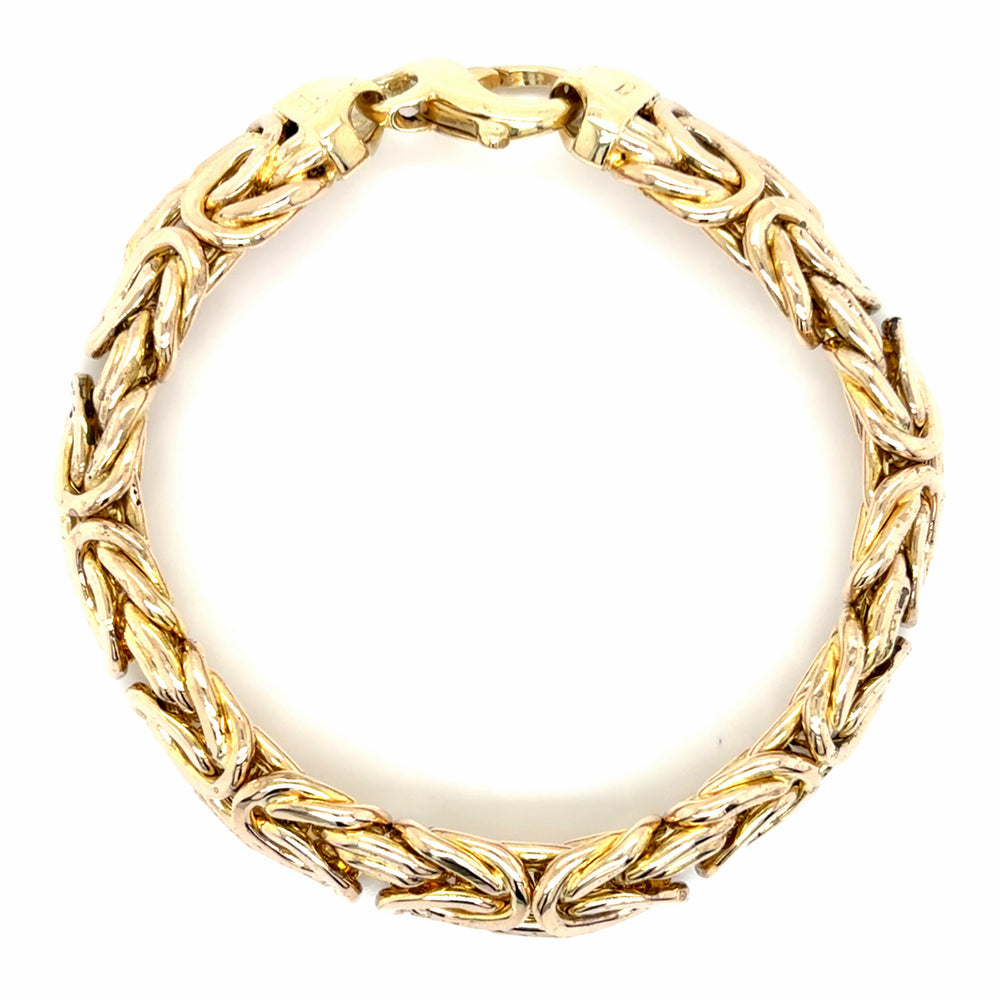 Estate 14mm Flat Byzantine Bracelet
