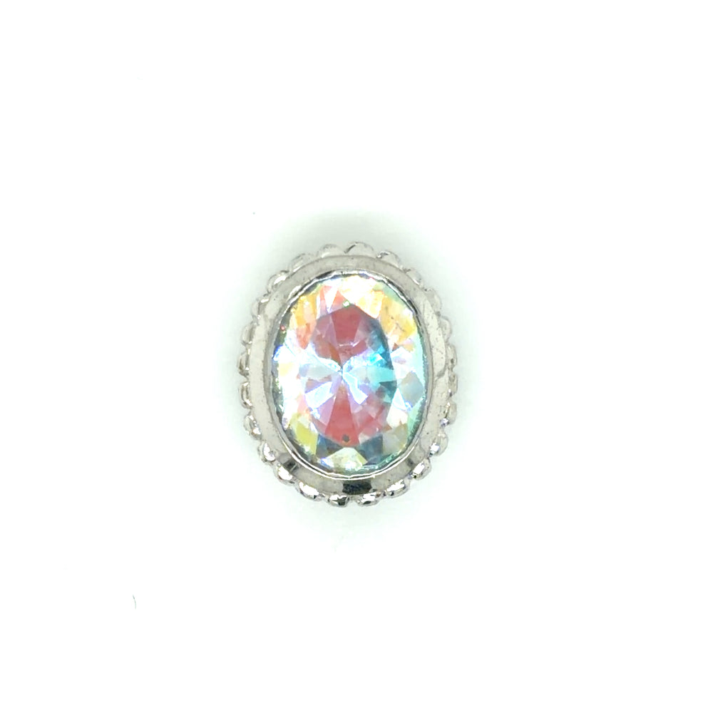 Estate Mercury Mist CZ Bezel