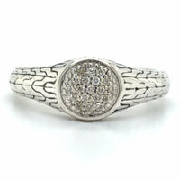 Estate size 9 John Hardy Signet Ring