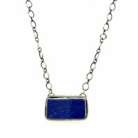 Estate Lapis Pendant by G. Rios