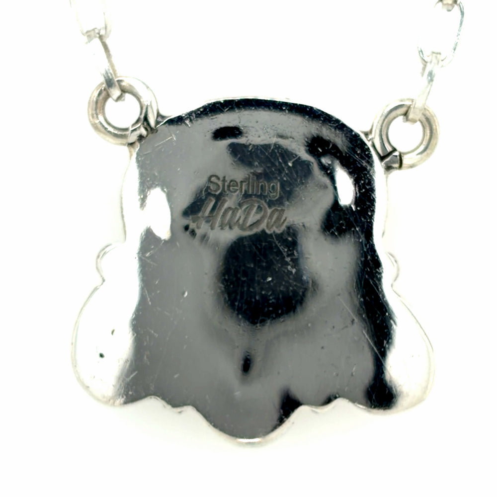 Estate Spiny Oyster Copper Turquoise Pendant by HaDa