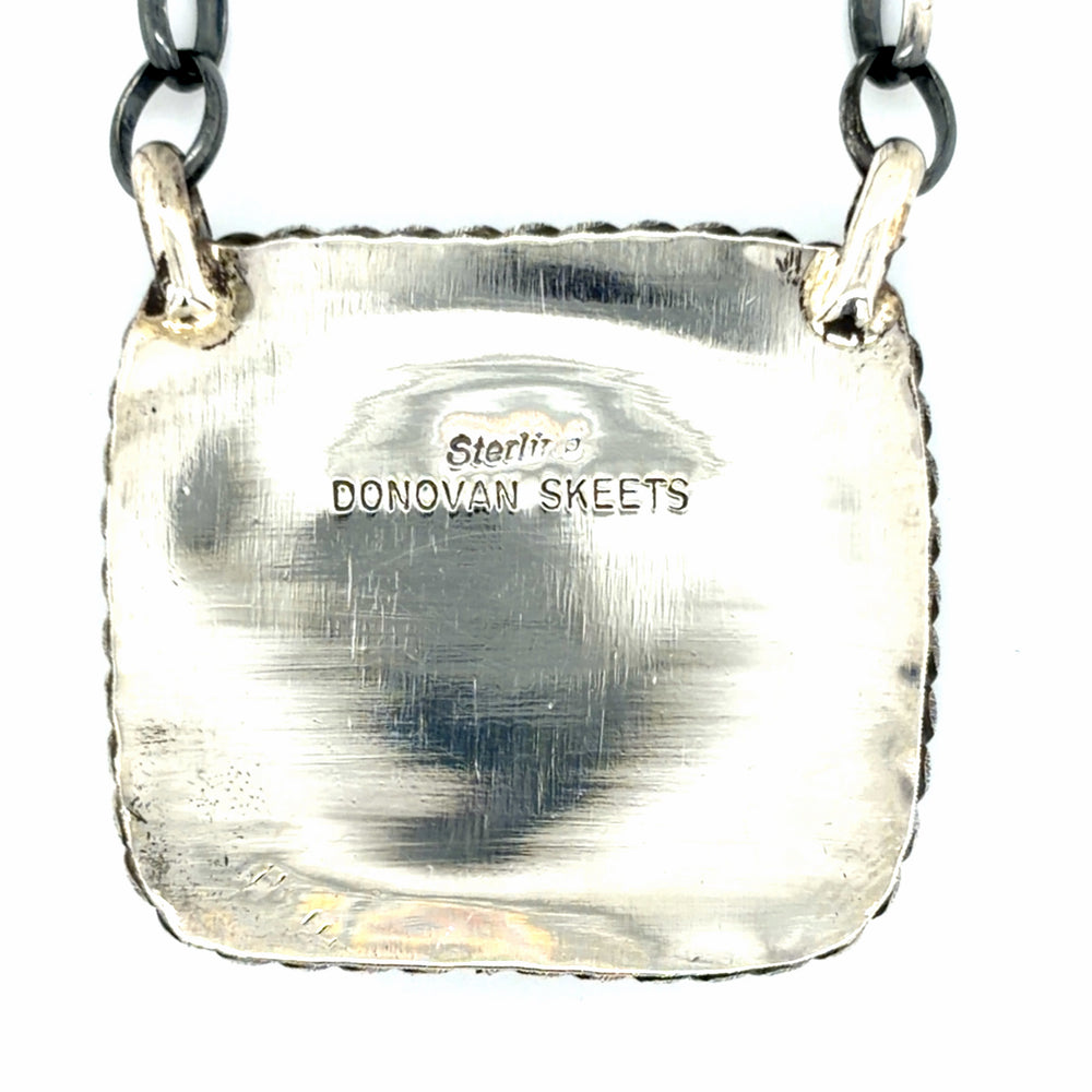 Estate Royston Turquoise Pendant by Donovan Skeets