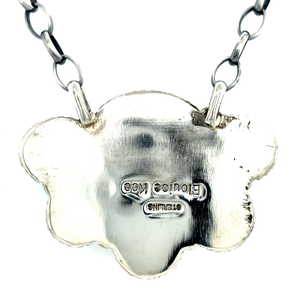 Estate Kingman Turquoise Pendant by Elouise Kee