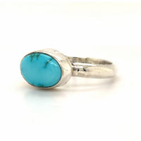 Estate Leroy James, Navajo, Turquoise Ring