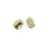 Estate Set of (2) Slide Bracelet Spacer Bars with Diamonds
