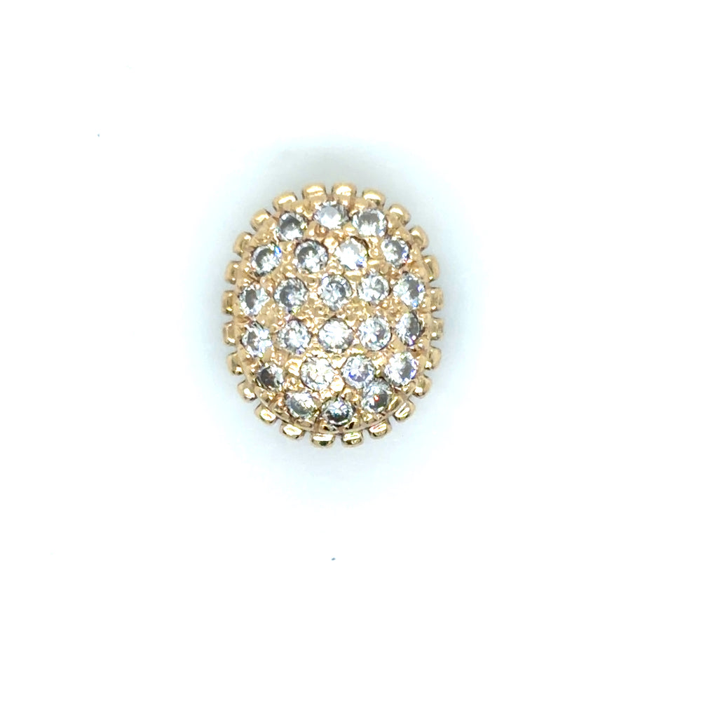 Estate Yellow Gold 0.40cttw Diamond Bezel