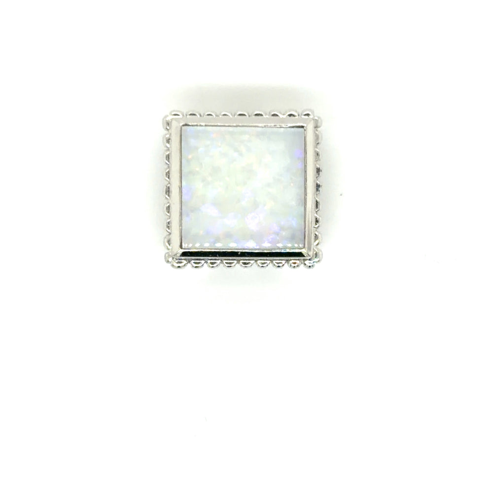 Estate Caerleon White Opal Bezel