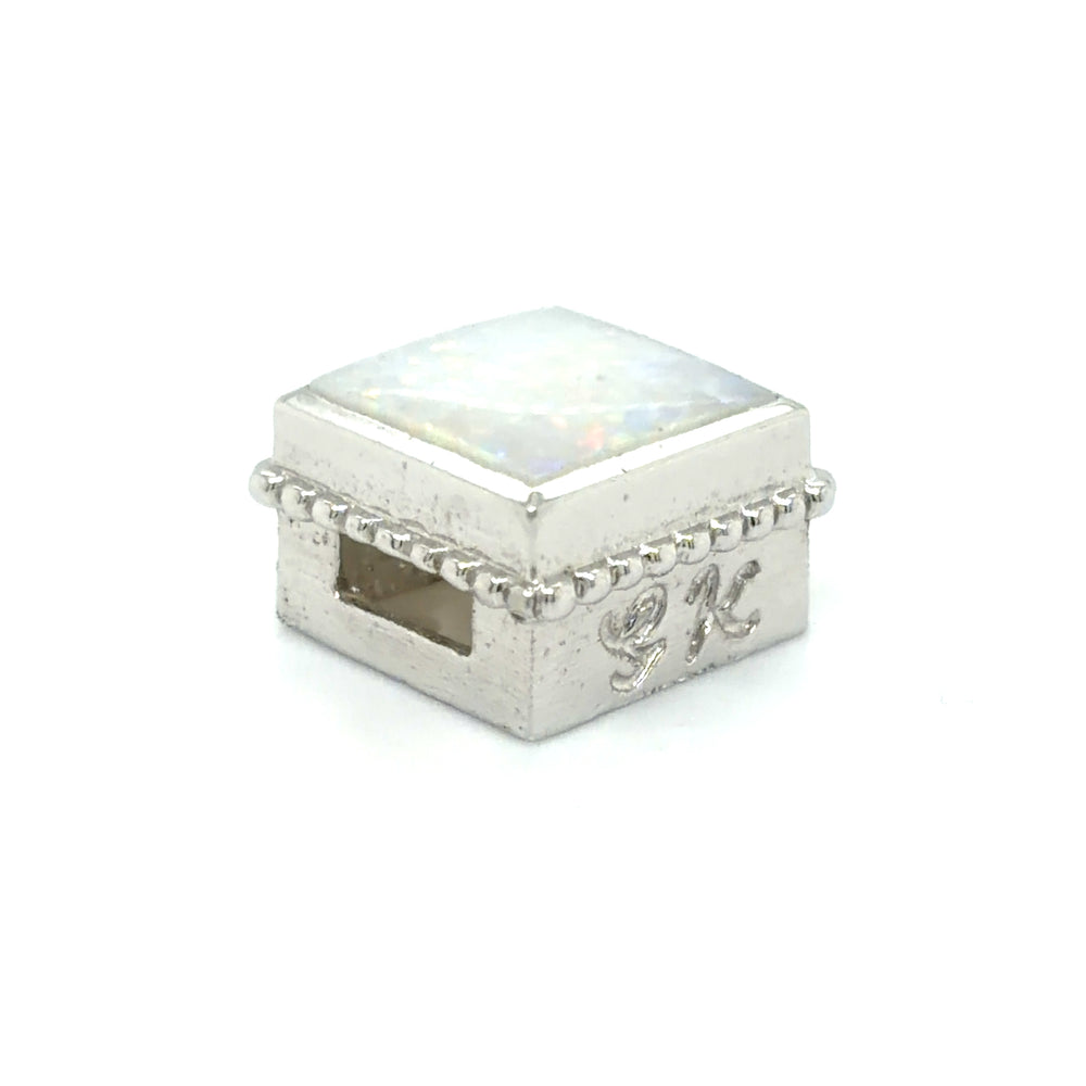 Estate Caerleon White Opal Bezel