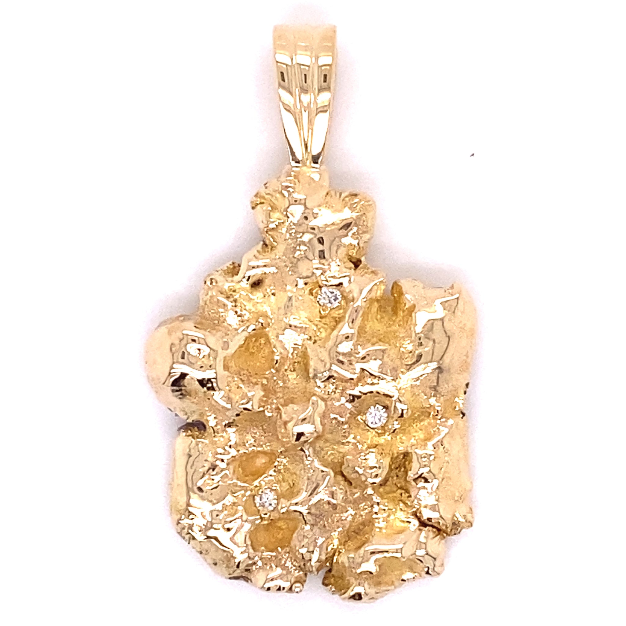 Estate Large Nugget Pendant