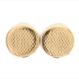 Estate 14K Gold Button Covers