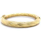 Estate 18K Gold Bangle