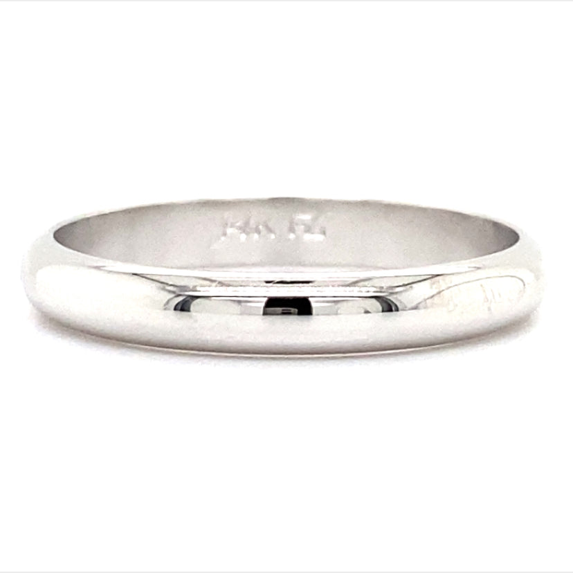 Estate size 13 Half Round Wedding Band