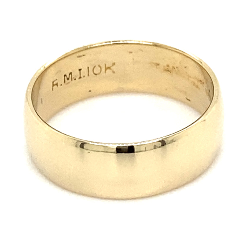Estate size 6.25 Domed Wedding Band