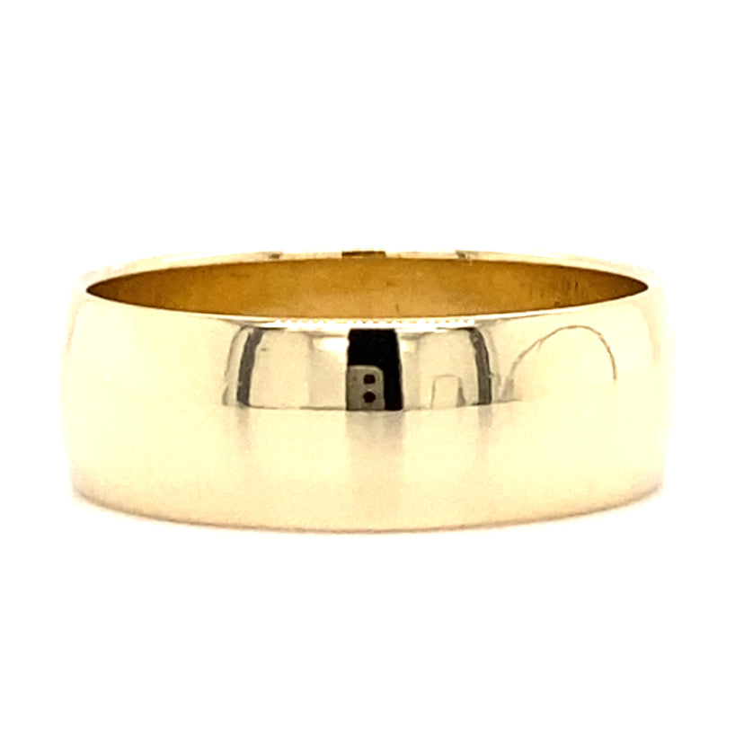 Estate size 6.25 Domed Wedding Band