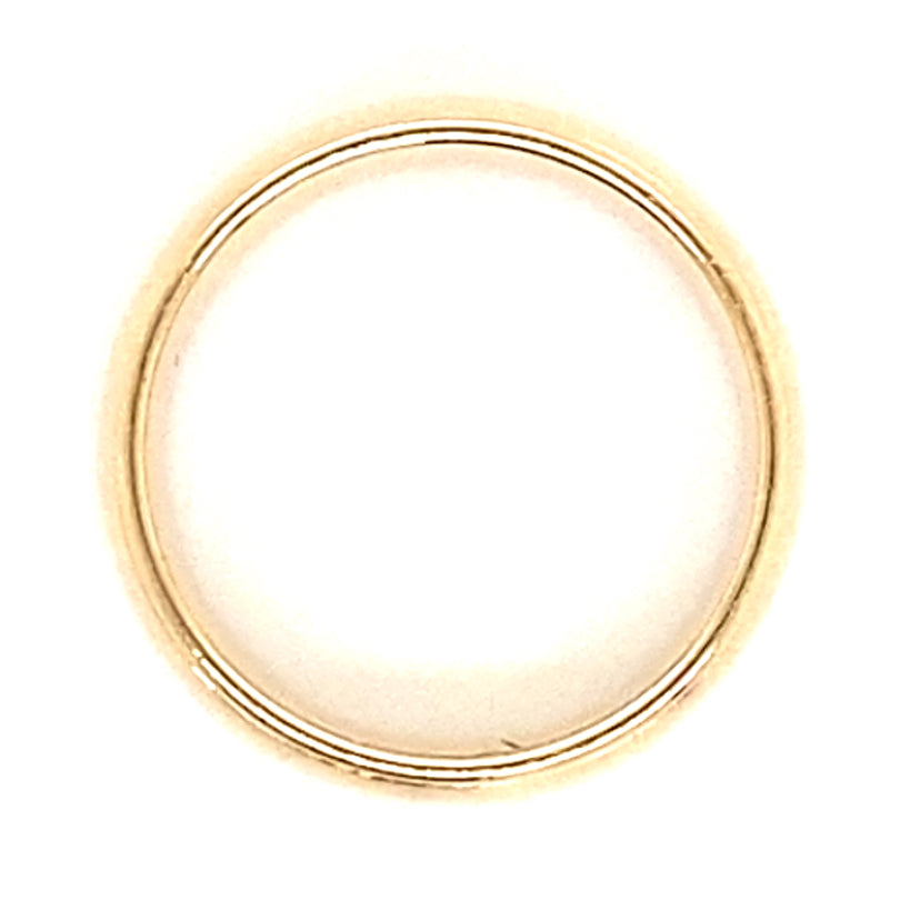 Estate size 4 Wedding Band in 18K Gold
