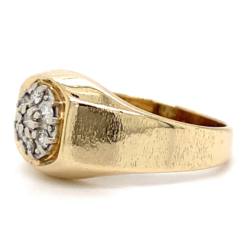 Estate Diamond Signet Ring