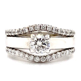 Estate 1.04cttw Wedding Set