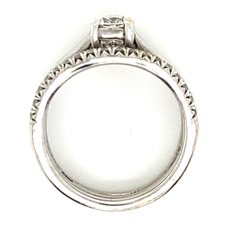 Estate 1.04cttw Wedding Set