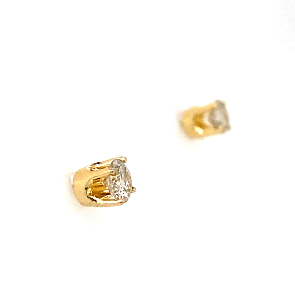 Estate 0.30cttw Diamond Studs