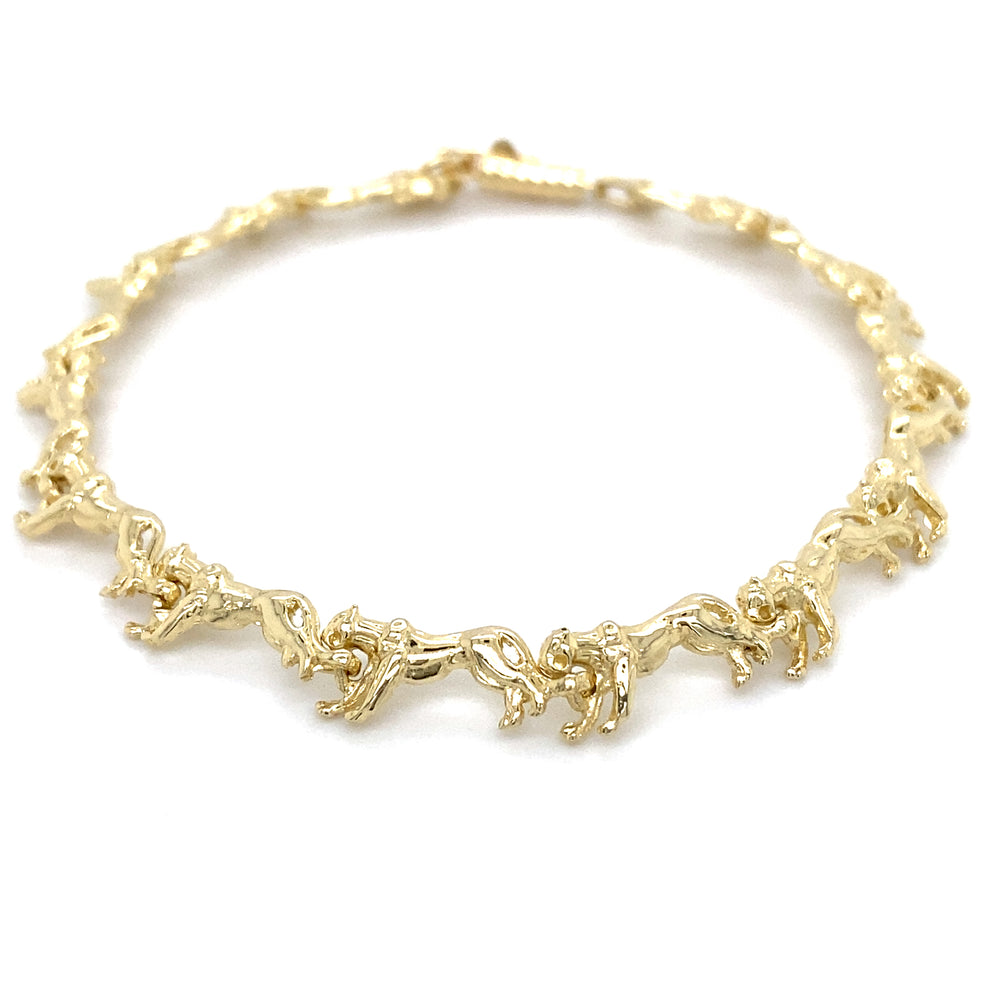 Estate 7.5" Big Cat Bracelet