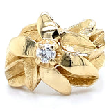 Estate Diamond Flower Ring