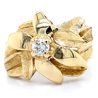 Estate Diamond Flower Ring