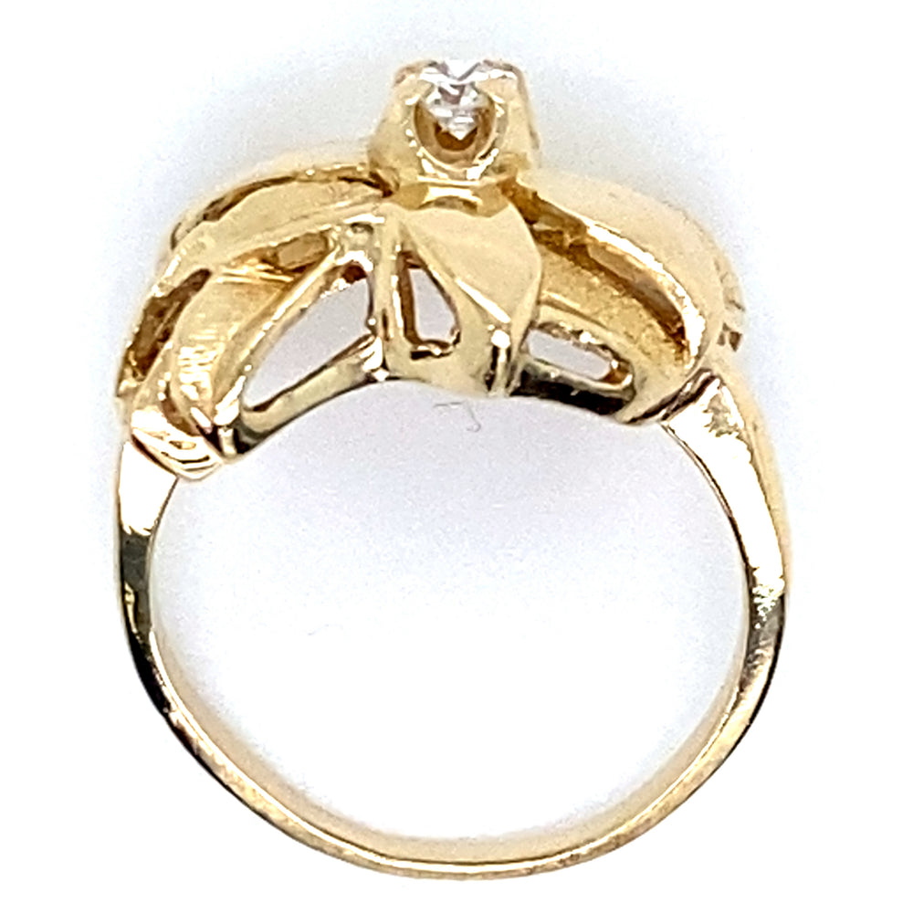 Estate Diamond Flower Ring