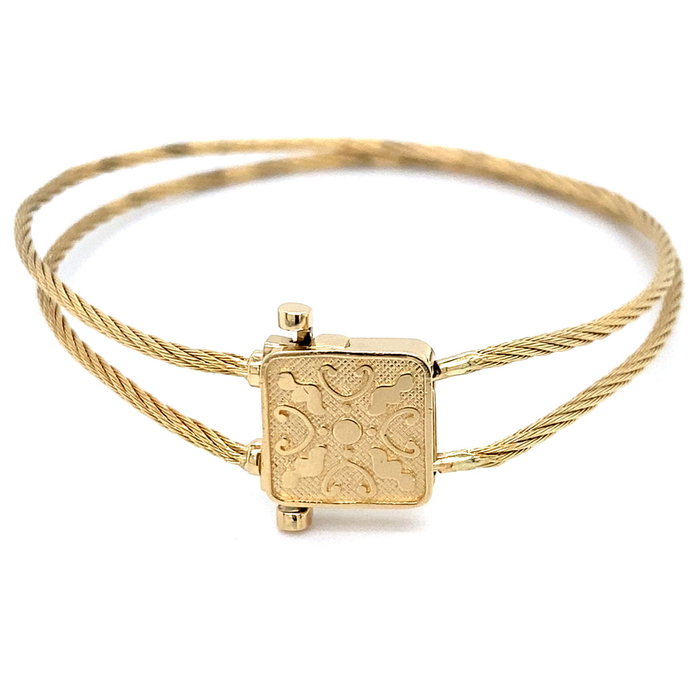 Estate 7" Cable Slide Bracelet