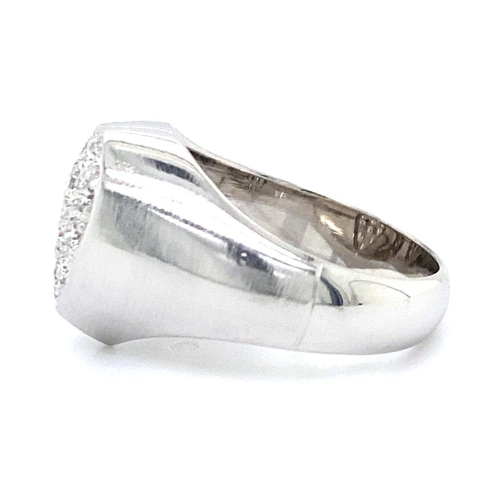 Estate Diamond Teardrop Ring