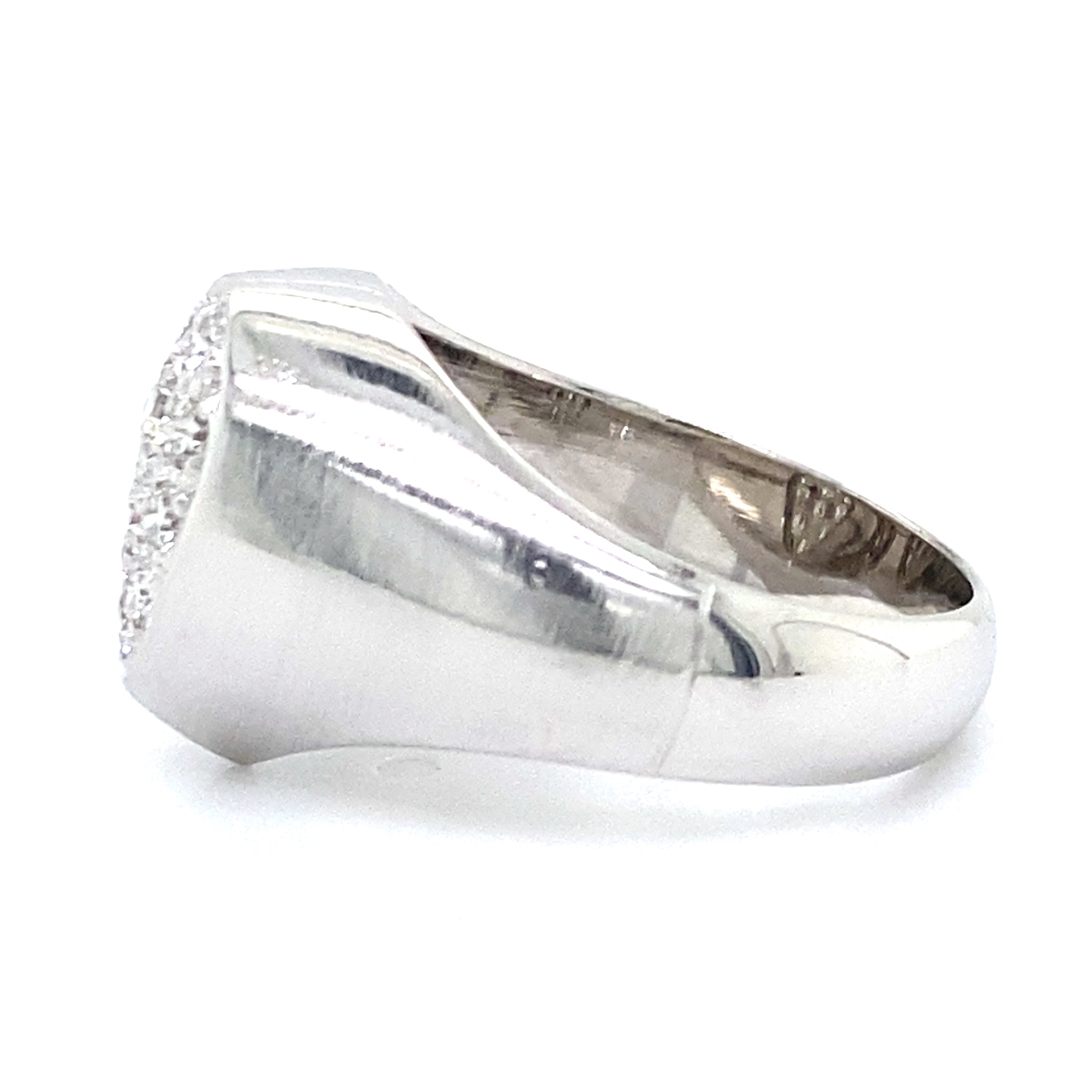 Estate Diamond Teardrop Ring