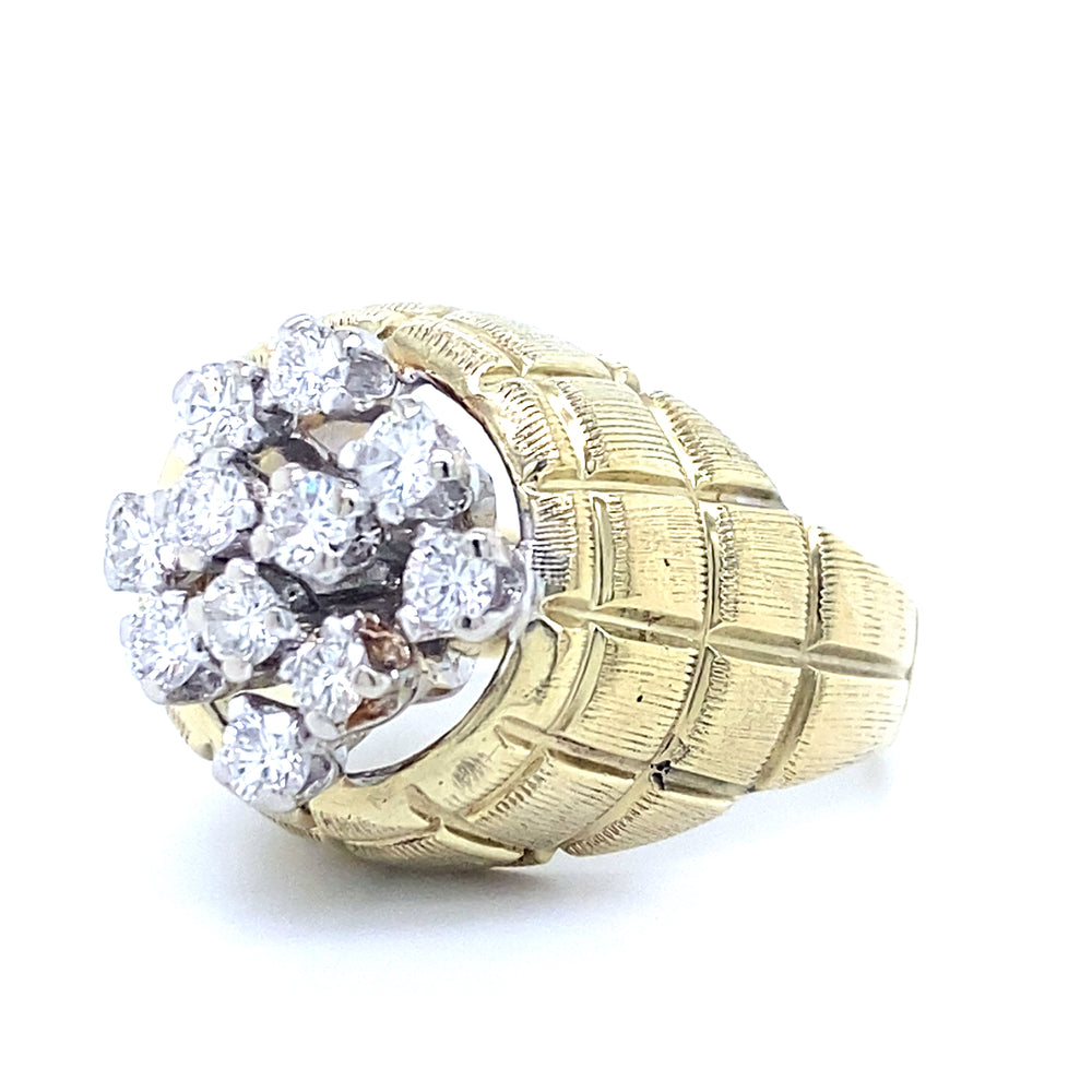 Estate Whiskey Barrel Fashion Ring