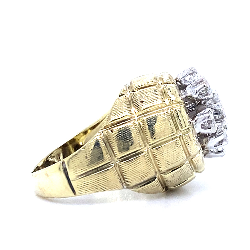 Estate Whiskey Barrel Fashion Ring
