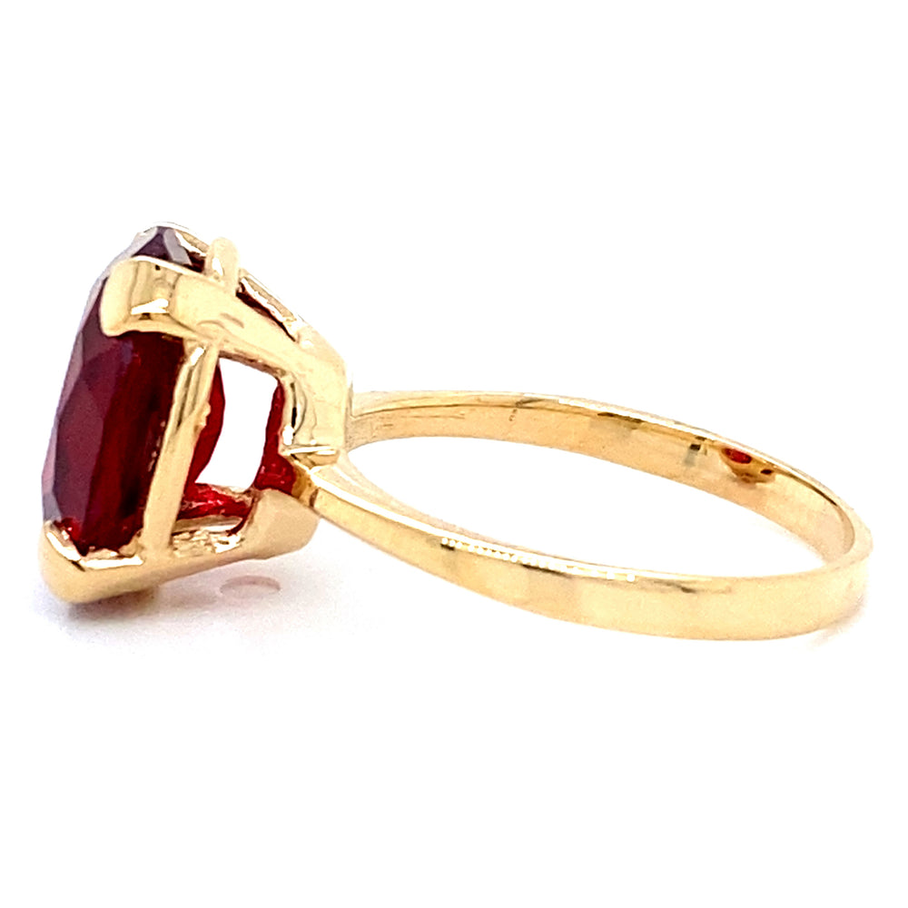 Estate Synthetic Ruby Ring