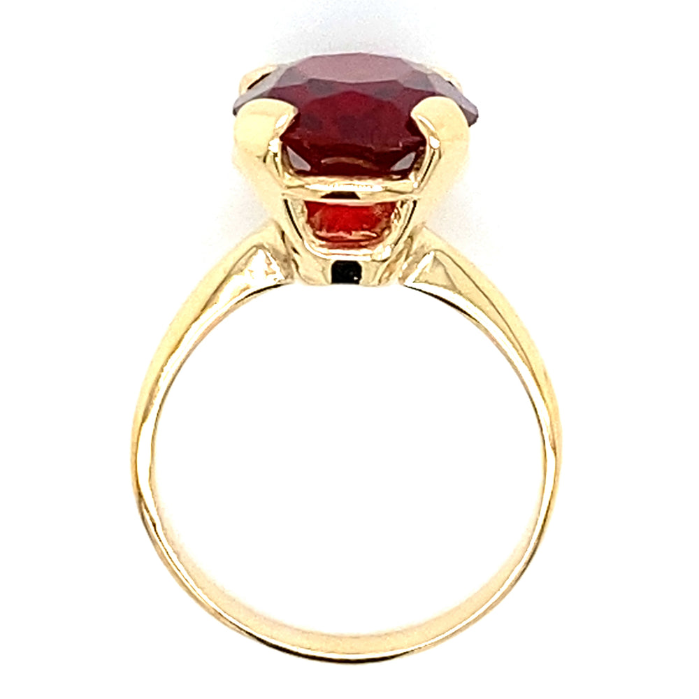 Estate Synthetic Ruby Ring