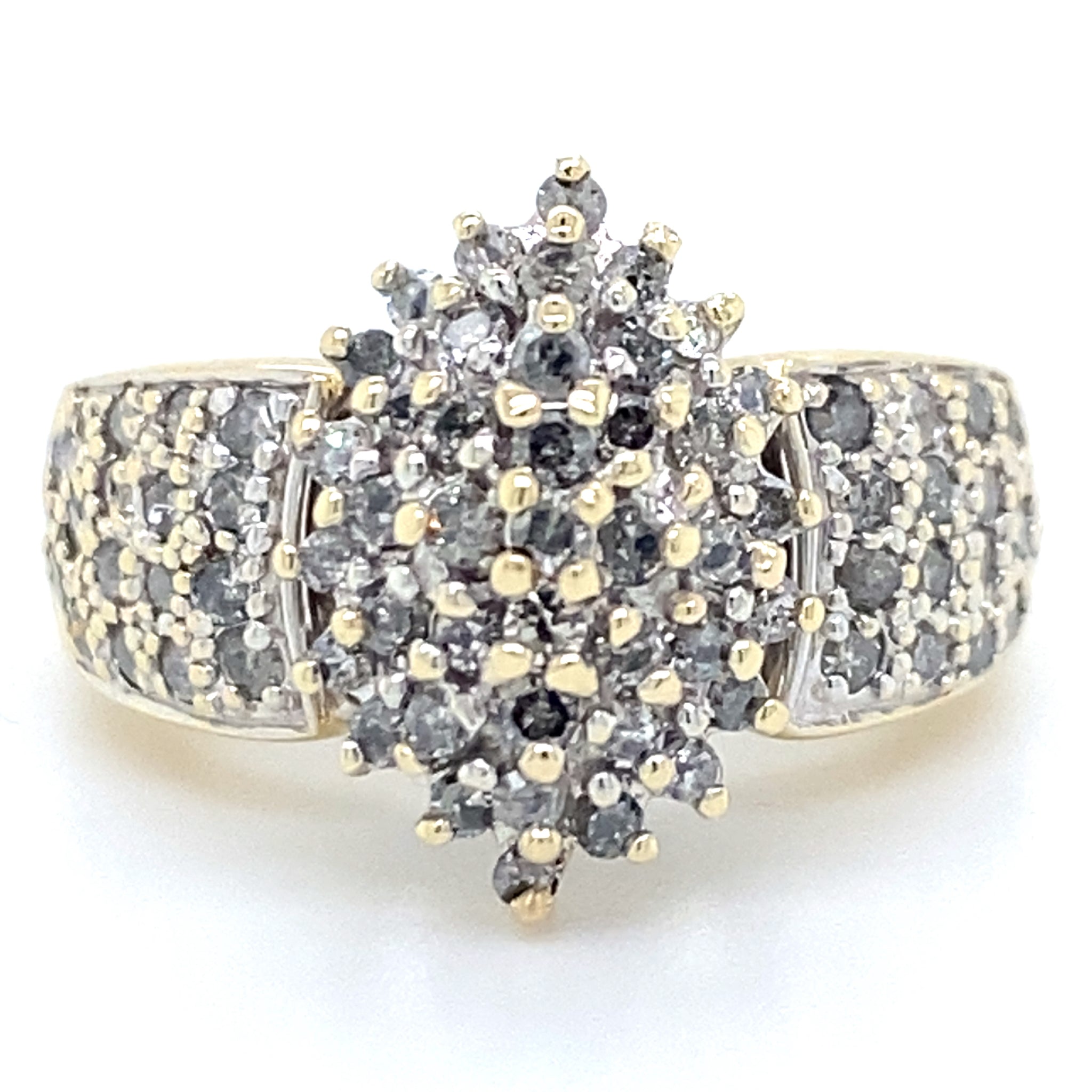 Estate 0.77cttw Diamopnd Cluster Ring