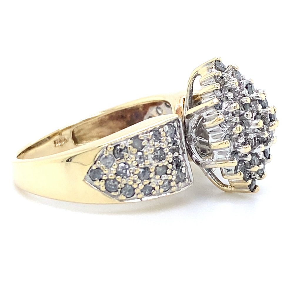 Estate 0.77cttw Diamopnd Cluster Ring